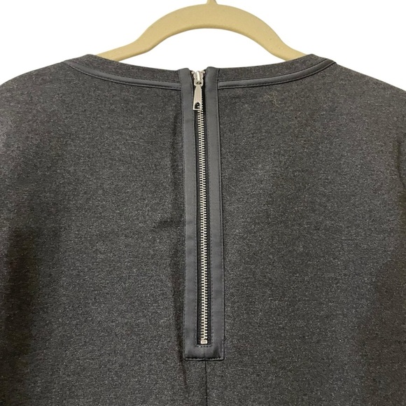 Lafayette 148 New York Dark Gray Boxy Half Sleeve Top Tunic Size Small - Picture 6 of 8